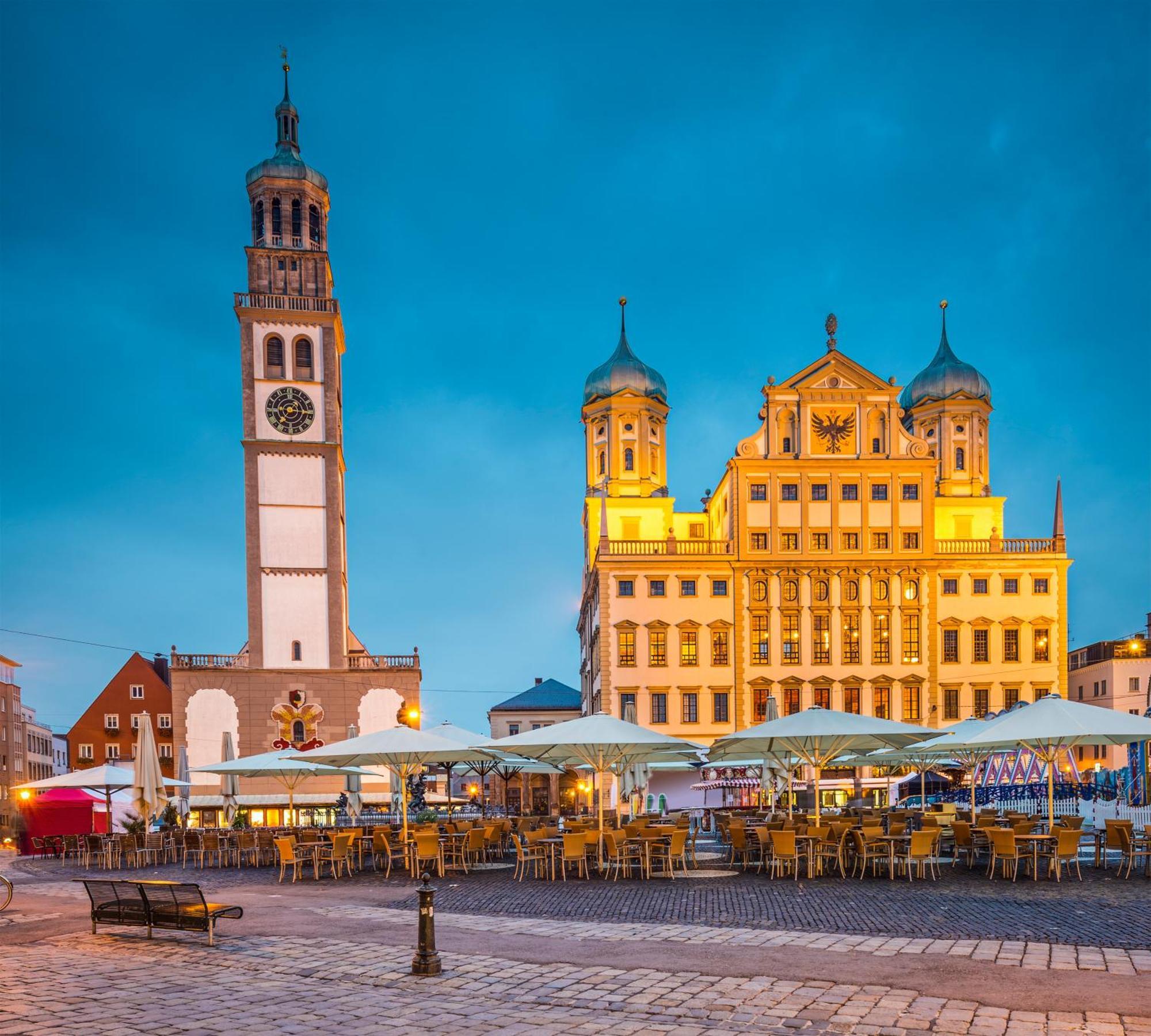 Primero City-Loftdomizil Innenstadt 84Qm Mit Grosser Gemeinschaftsterrasse Augsburg Buitenkant foto